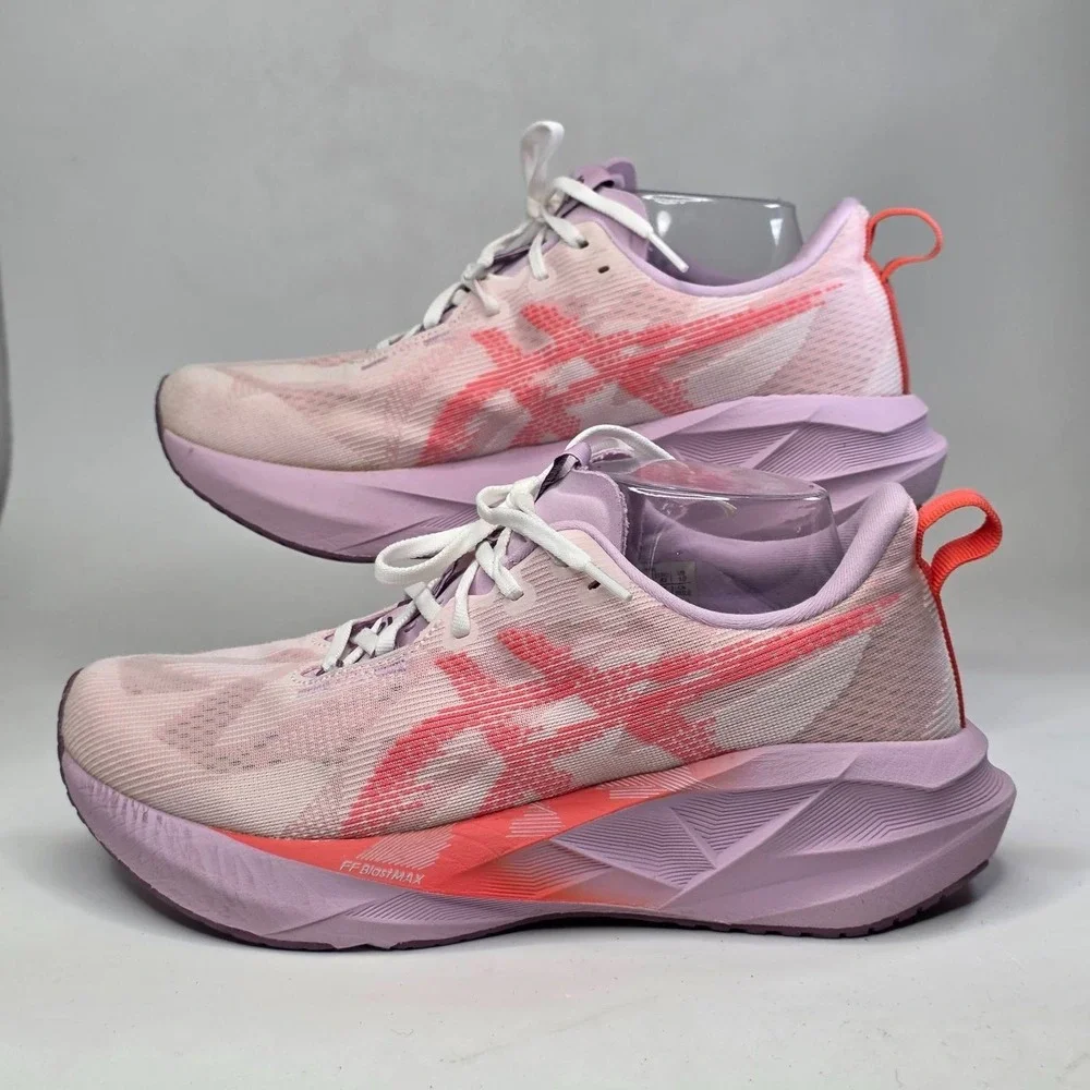 Asics Novablast 5 Women's Size 10 Pink Purple Athletic Running Shoes Sneakers